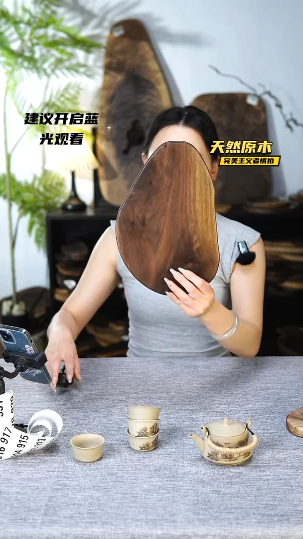 木北美黑胡桃原木.干裂疤结不属于商品质量问题完美主义者慎拍