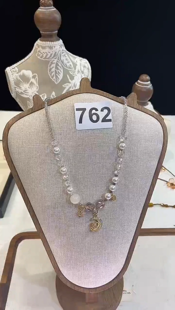 项链钛钢淡水珍珠762