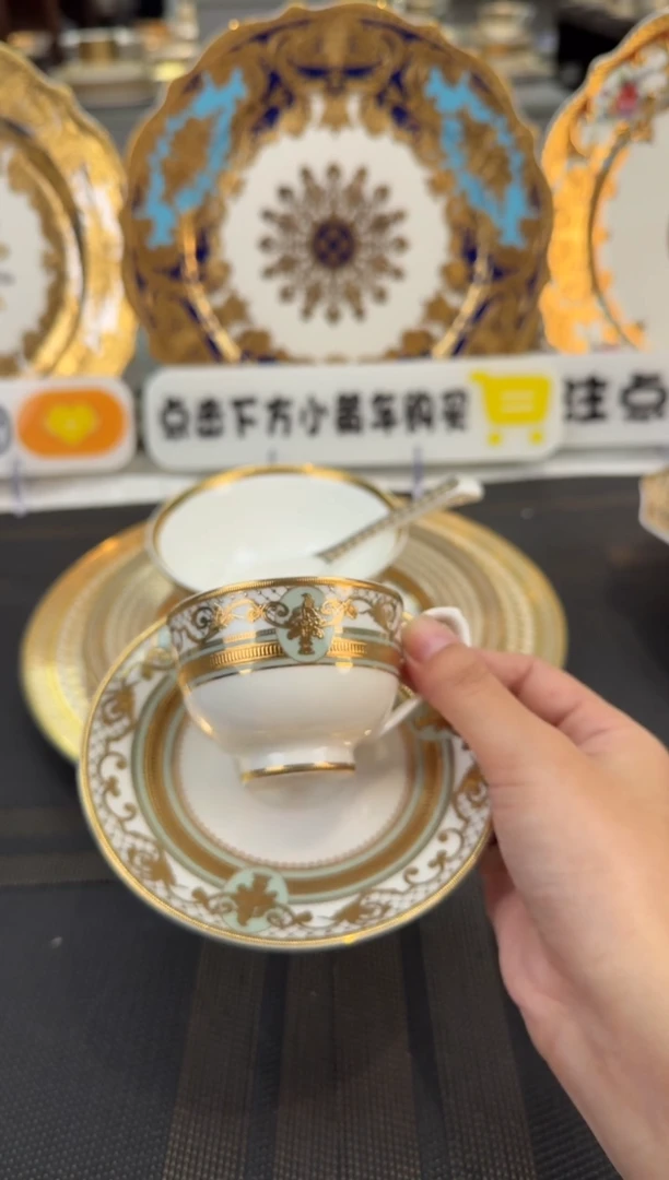 瓷片90毫升杯碟 福利款 2套