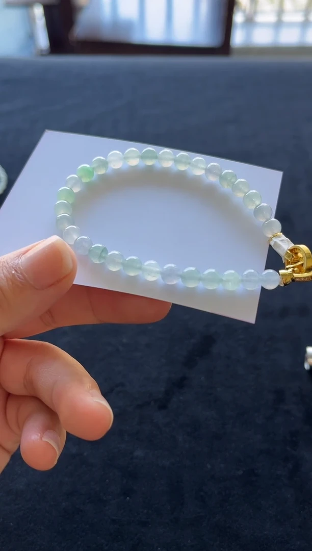 合金手串翡翠多人