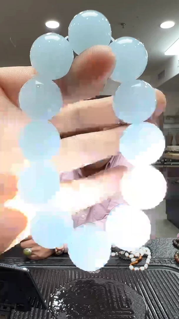 未镶嵌蛇纹石玉手串多样性发货其中发一