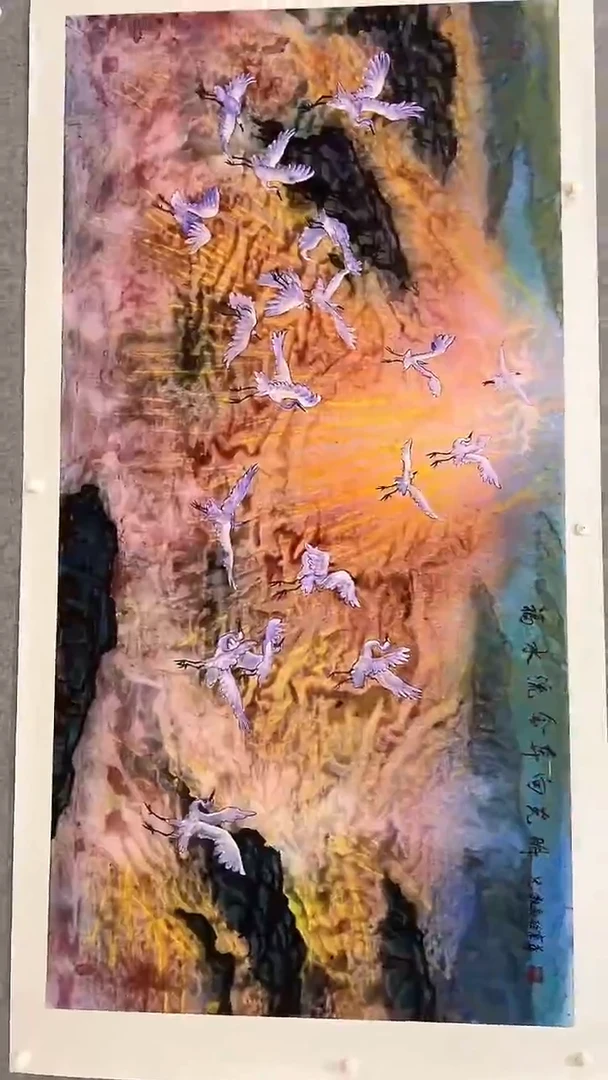 国画王忠权-25平尺-国画作品