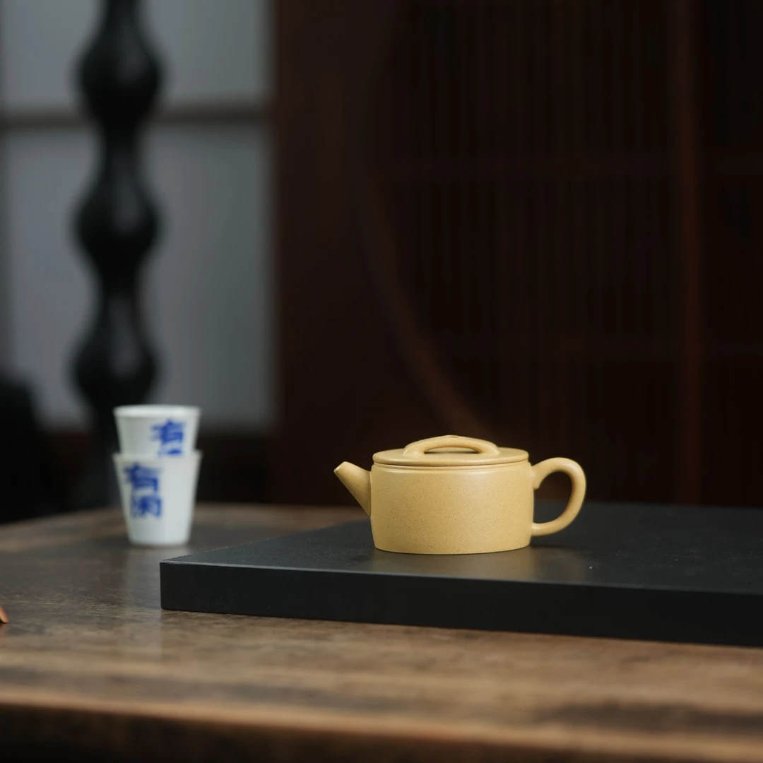 湘林【玉瓦二式】精制工艺精挑本绿丨180cc宜兴紫砂壶高端茶具茶器