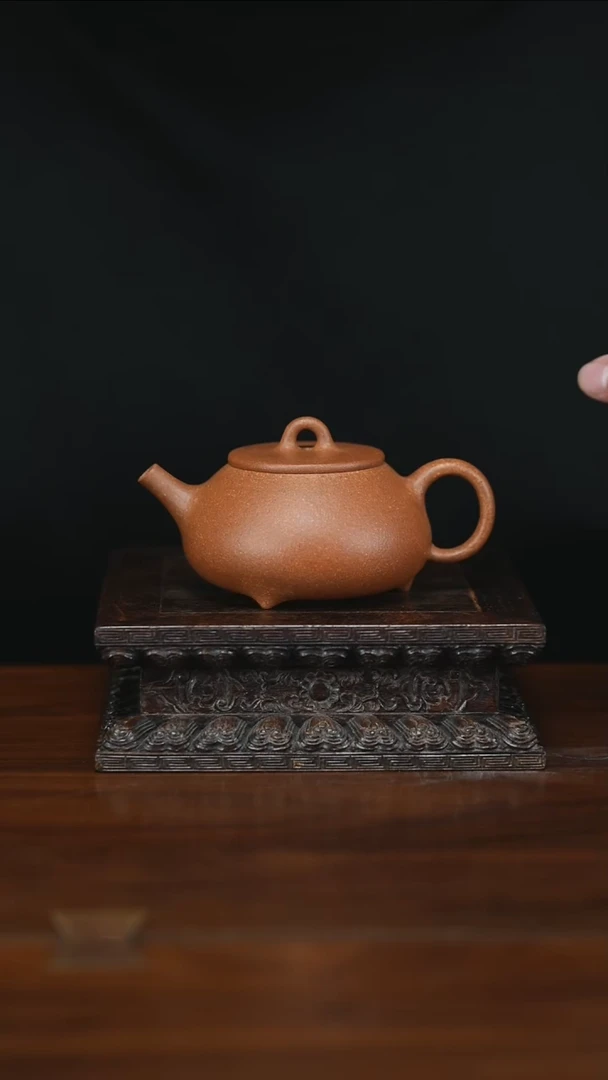 茶壶紫砂微瑕情瓢（无证书不退换）