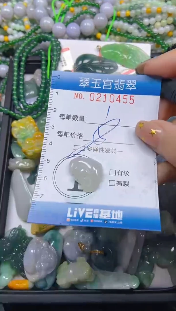 颈饰未镶嵌翡翠闪购C0210455多样性发其一