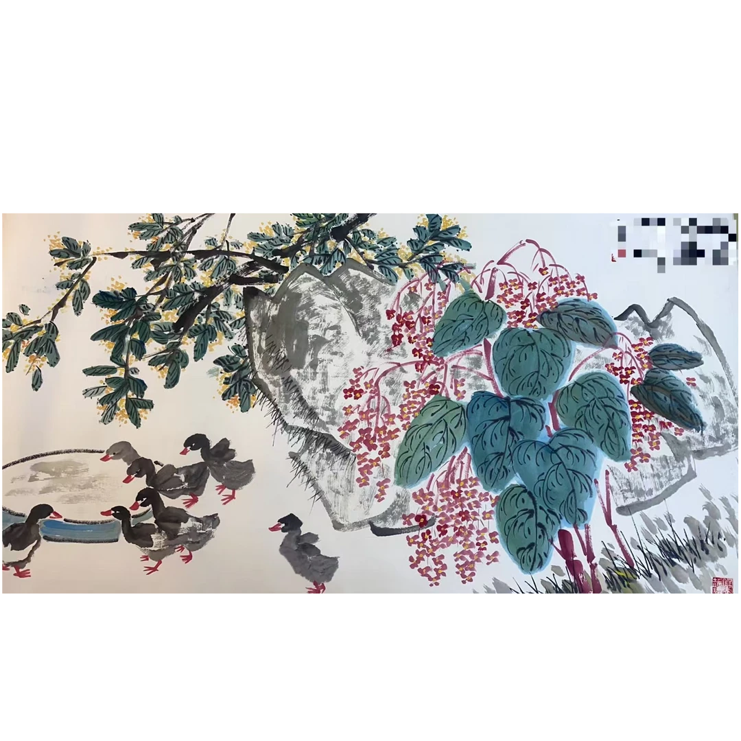 娄L款鸭子大画片176.94 14.9平尺
