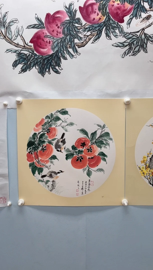 国画许宜锦老师事事如意