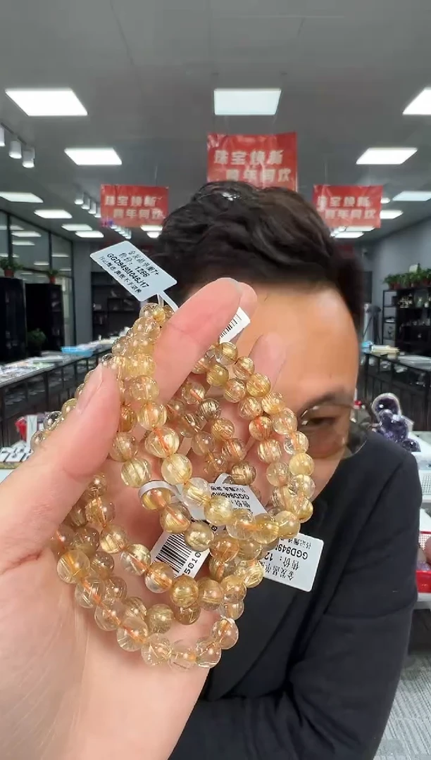 【闪购商品】水晶手链未镶嵌B21 ggd949约7mm多样性发一件