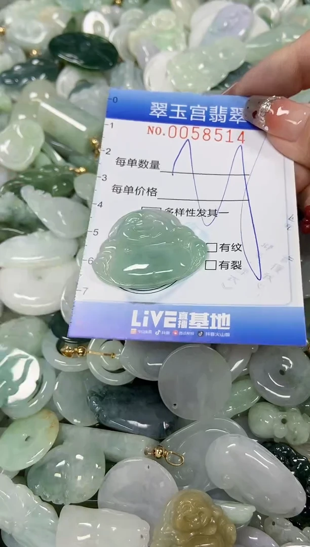 【闪购商品】翡翠颈饰未镶嵌闪购商品0058514