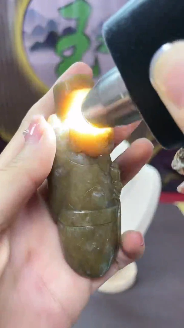 【闪购商品】岫岩河磨玉（透闪石质玉）手把未镶嵌手把