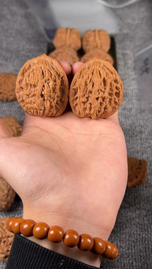 吊坠文玩核桃精品42+高桩虎头31号