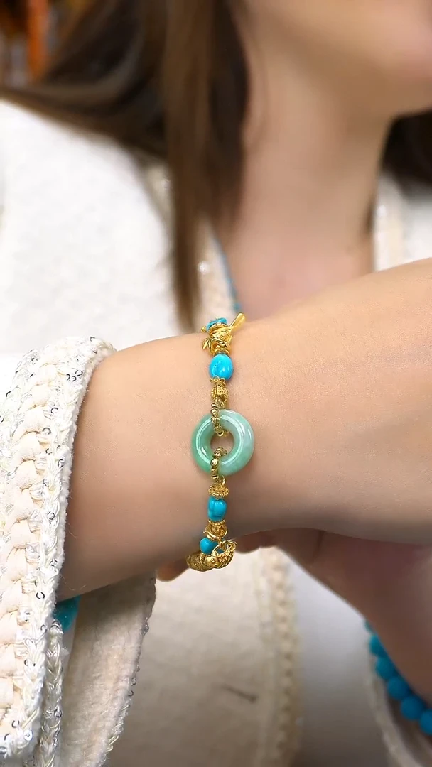 未镶嵌手链翡翠DIY