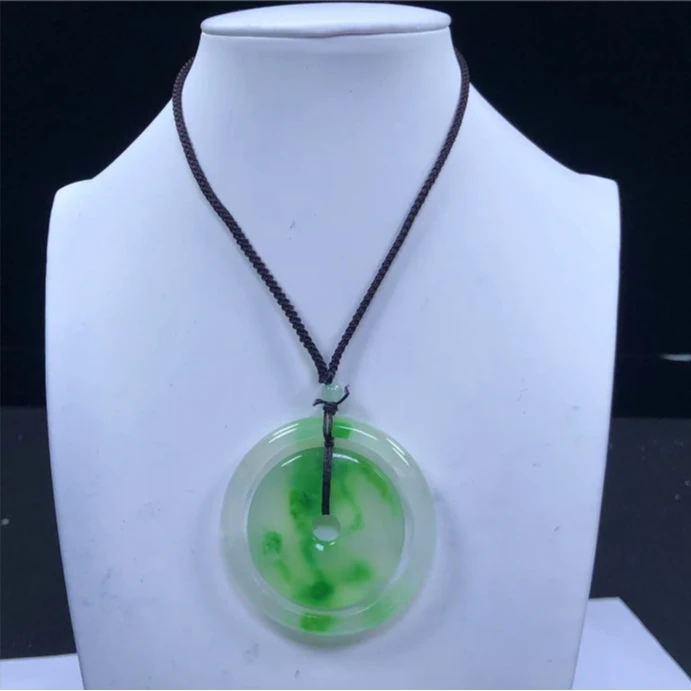 平安扣绿飘花字母（带绳子）随机发一条L60