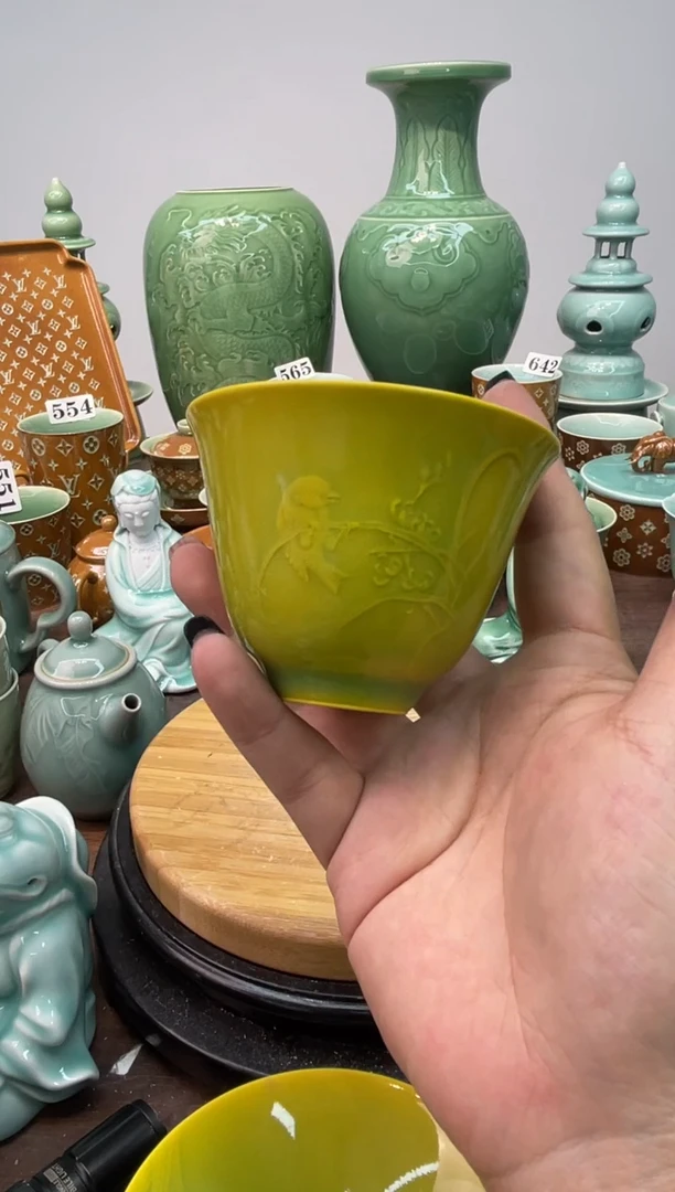 特价福利 微瑕 慧仙青瓷