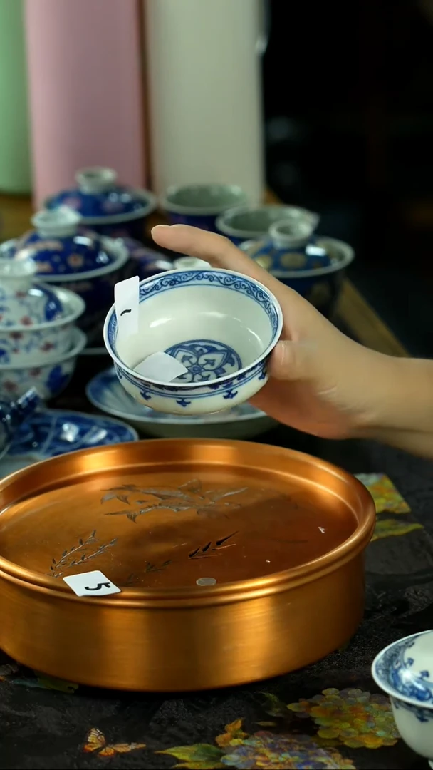 中秋国庆景德镇手绘瓷器