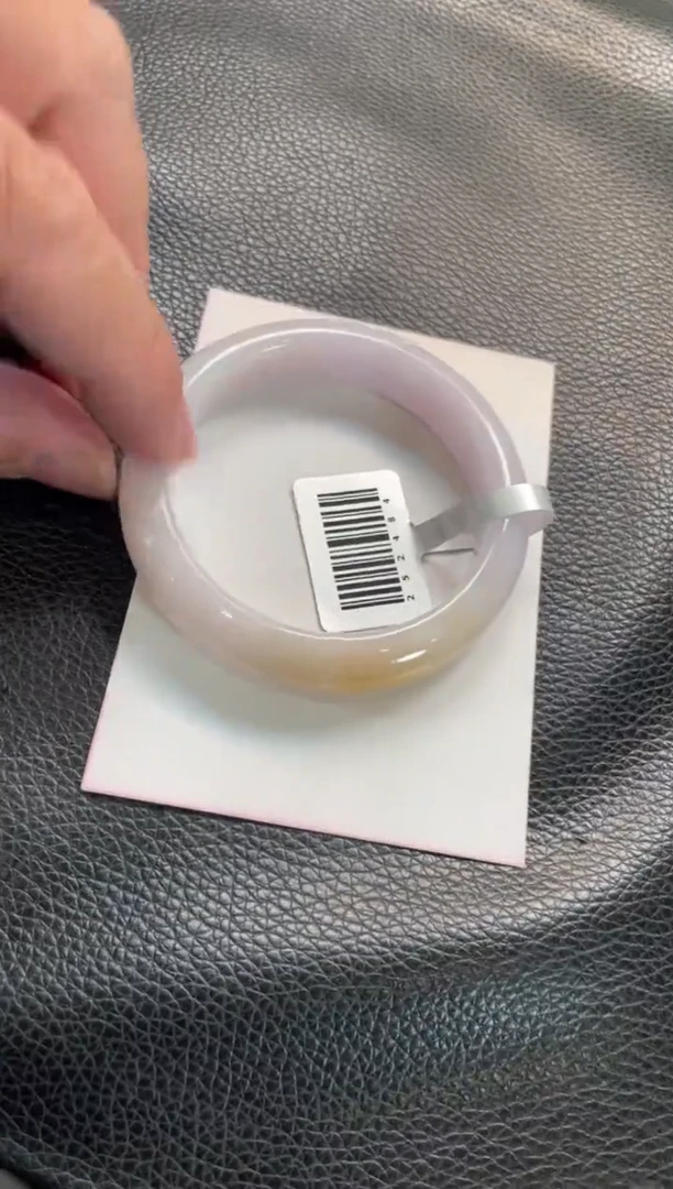 未镶嵌手镯翡翠61号链接 有纹裂 55正圈