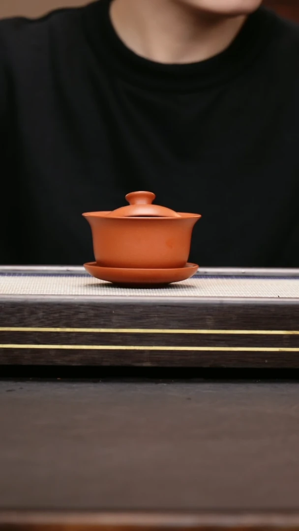 茶壶紫砂小煤窑朱泥 盖碗