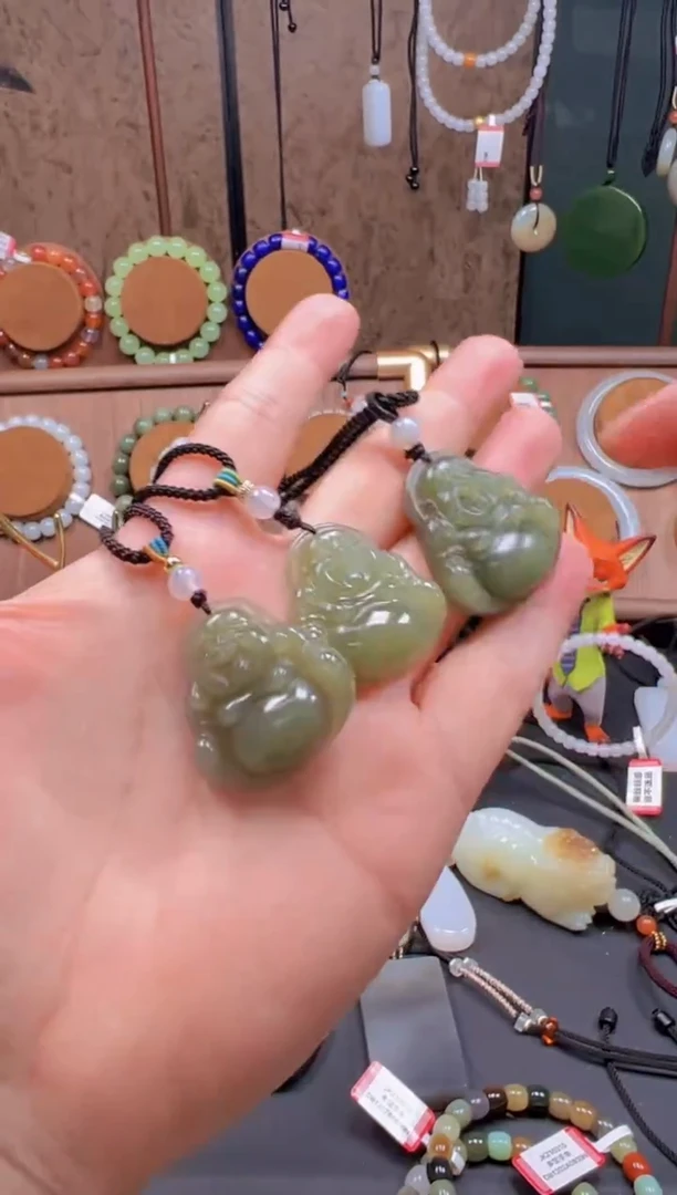 吊坠(不含链)未镶嵌和田玉JYMND500776多样性发一