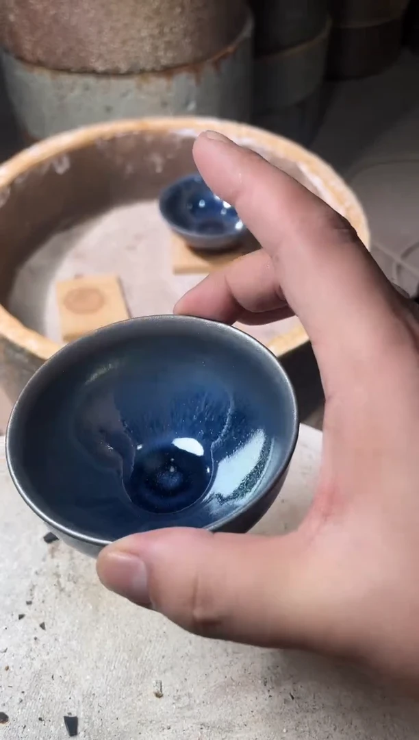 茶盏563   叶紫建盏叶紫建盏