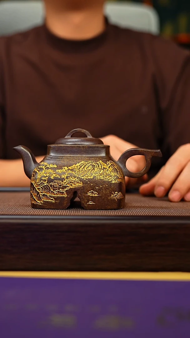 茶壶紫砂原矿紫砂手工茶壶