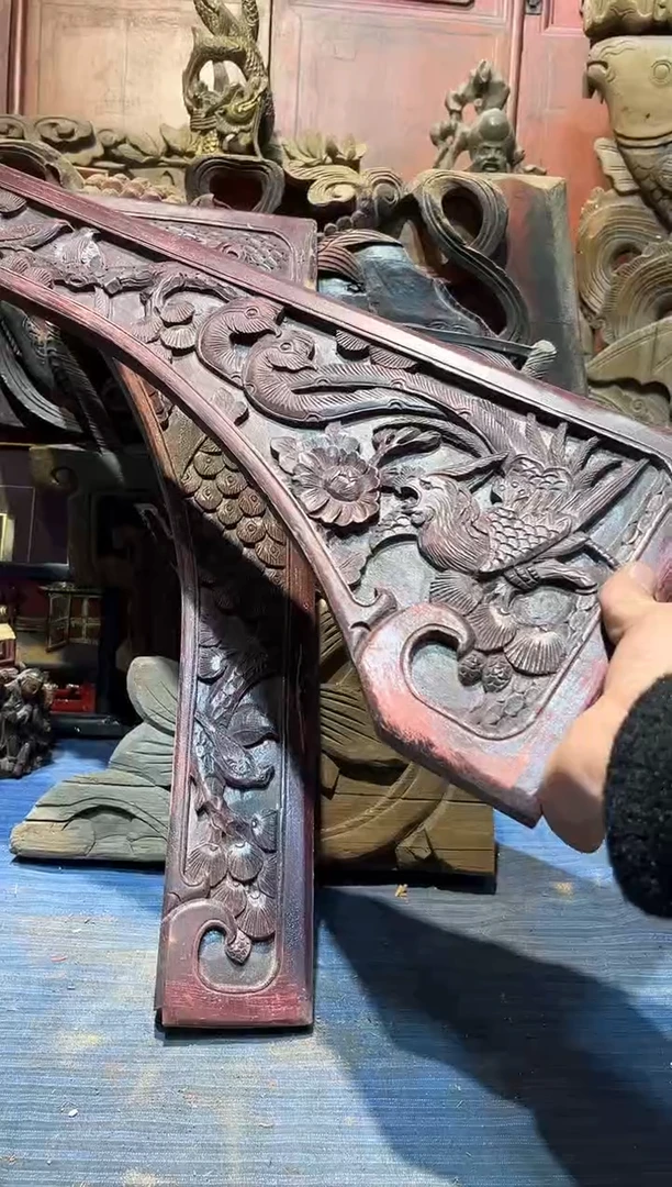 【闪购商品】香樟木老木雕老物件