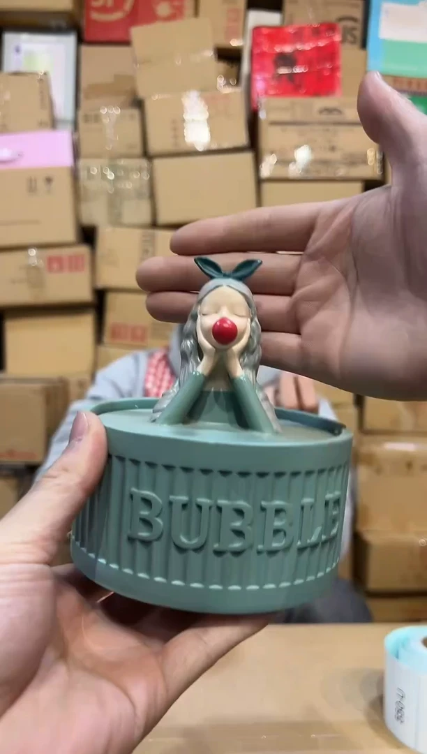 【闪购商品】杯绿色泡泡女孩烟灰缸