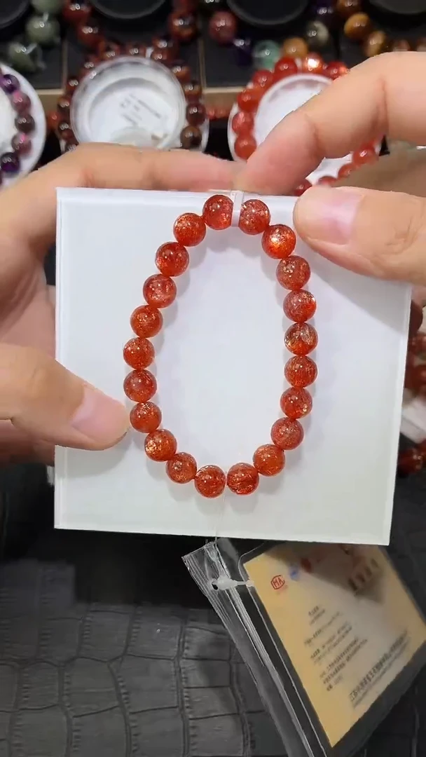 未镶嵌手链日光石金太阳单圈手链A9