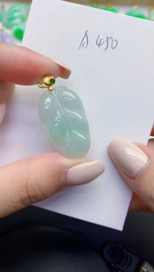 颈饰未镶嵌翡翠缅甸天然翡翠A货