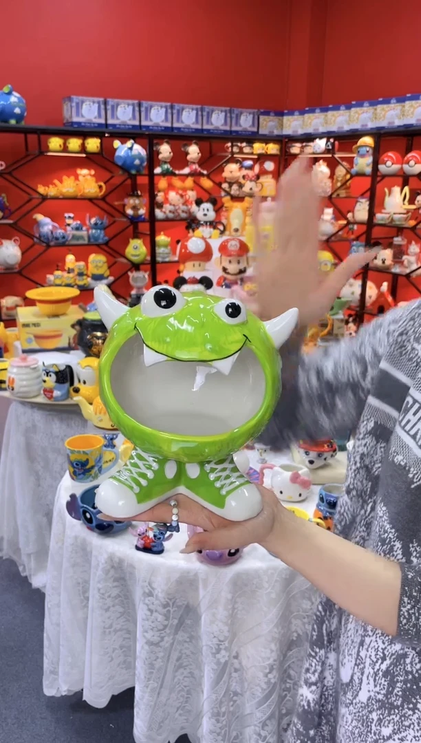 【闪购商品】.@@小怪兽玄关摆件收纳