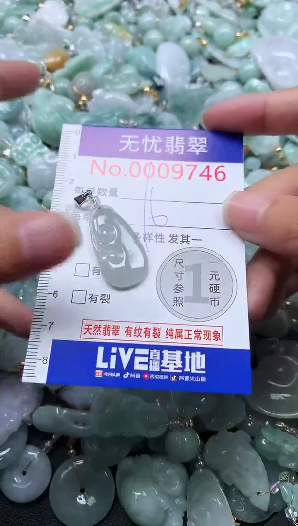 颈饰未镶嵌翡翠9746