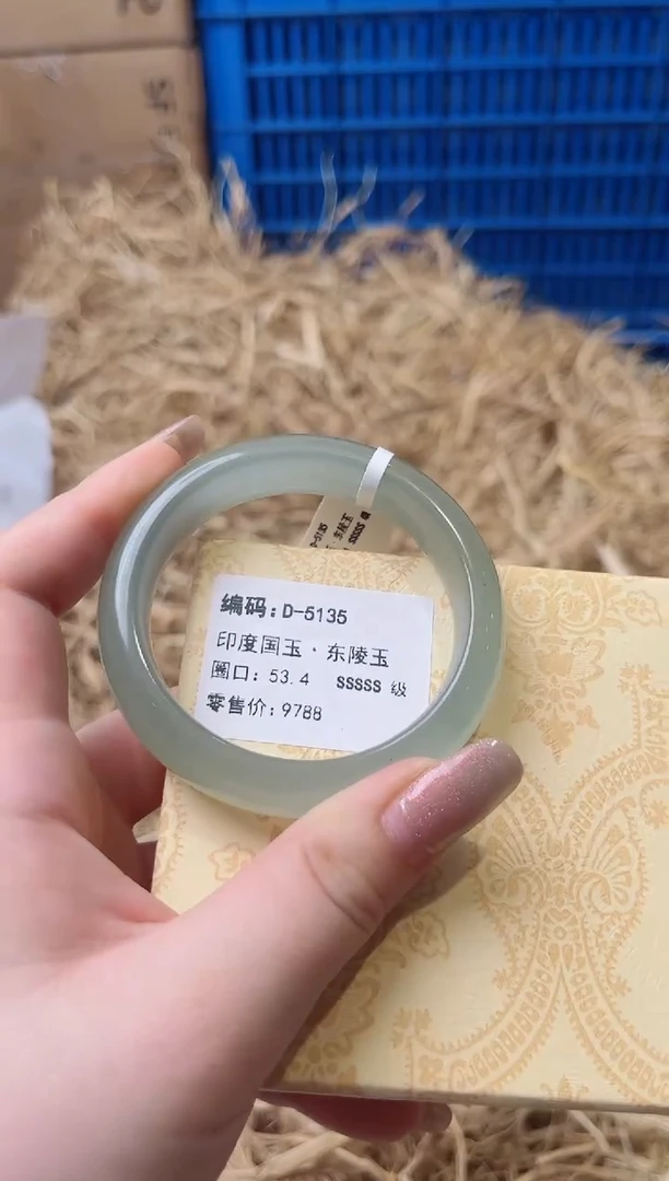 未镶嵌手镯石英质玉-D-5135