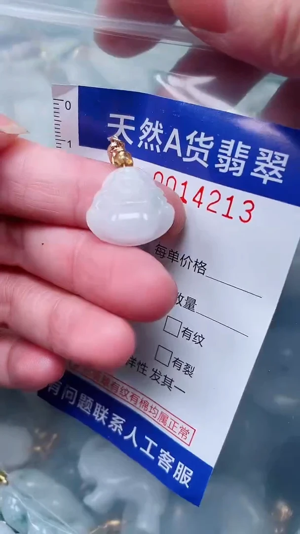 翡翠未镶嵌吊坠(不含链)1