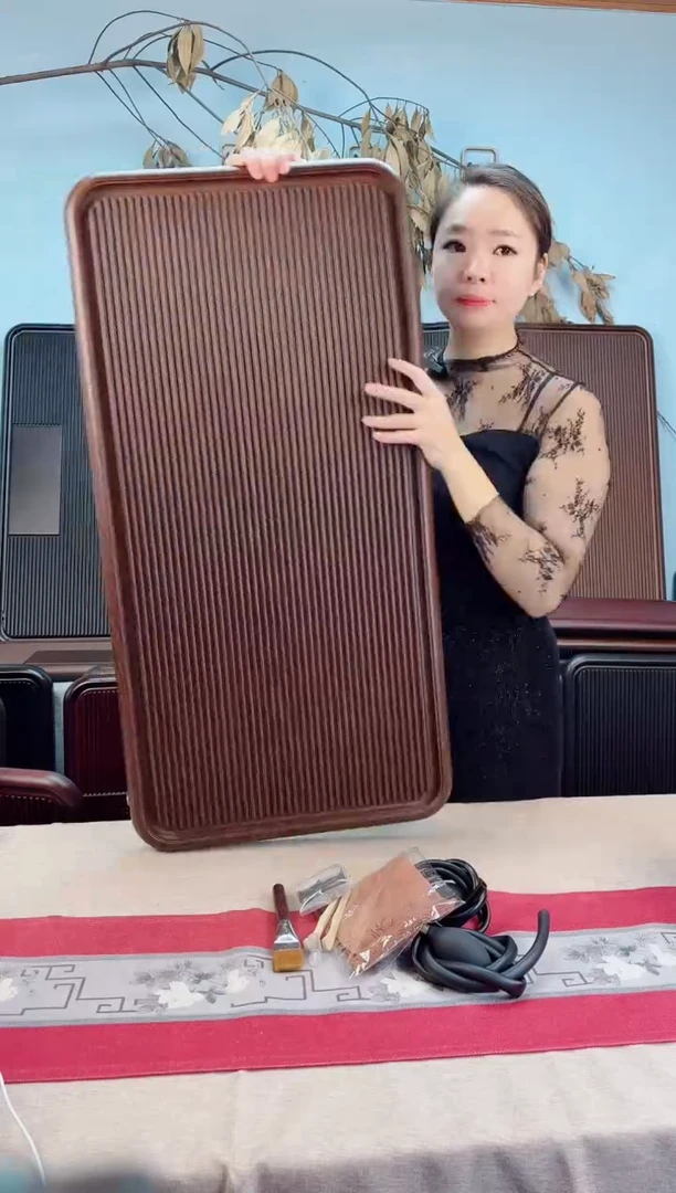 废****收大海黄色茶盘90*45*4