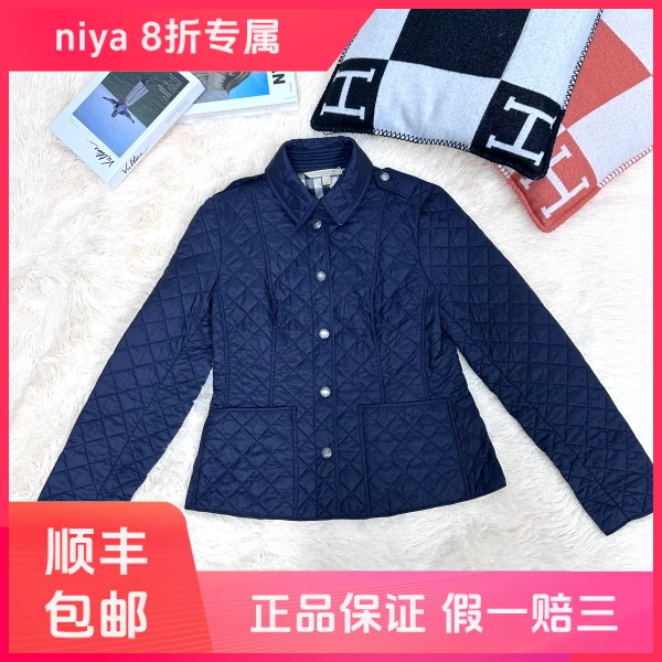 妃鱼/博柏利/聚酯纤维/外套/95新/凡0611