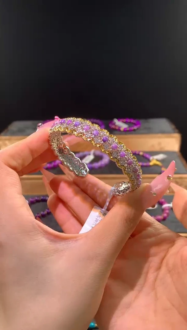 苏纪石（舒俱来）银S925镶嵌.祺*手镯·