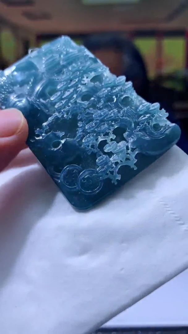 【闪购商品】定制翡翠未镶嵌1091hn-毛货挂件18