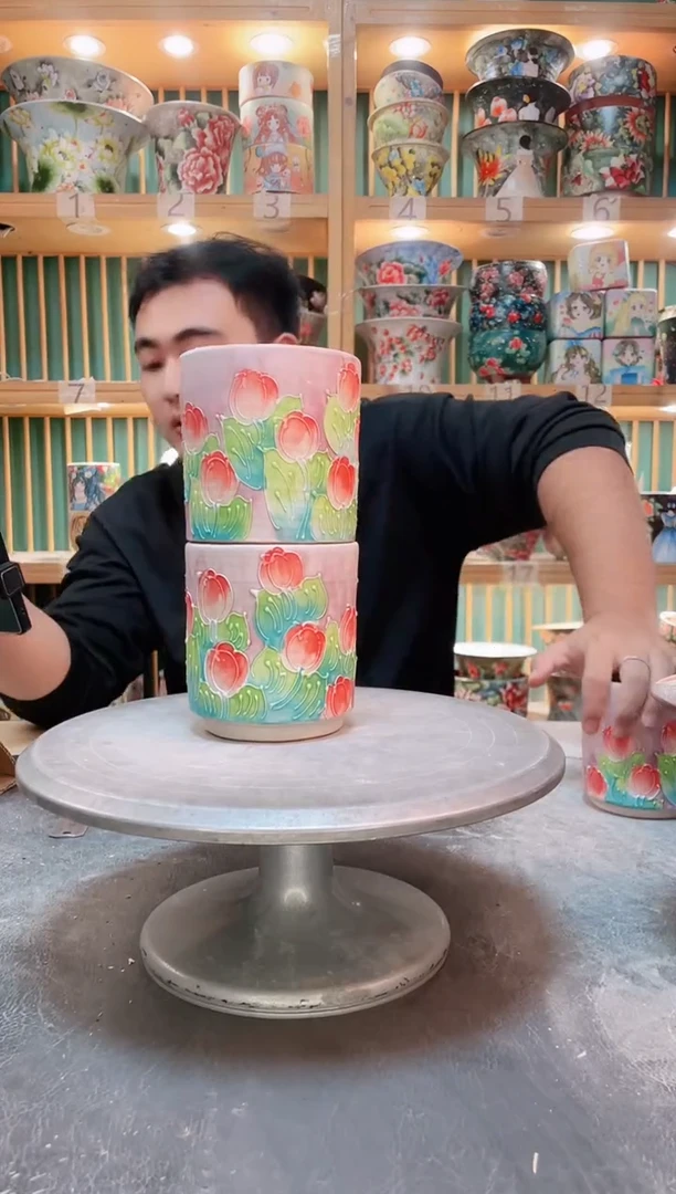 瓷片默认微瑕一物一拍1104-168-2个