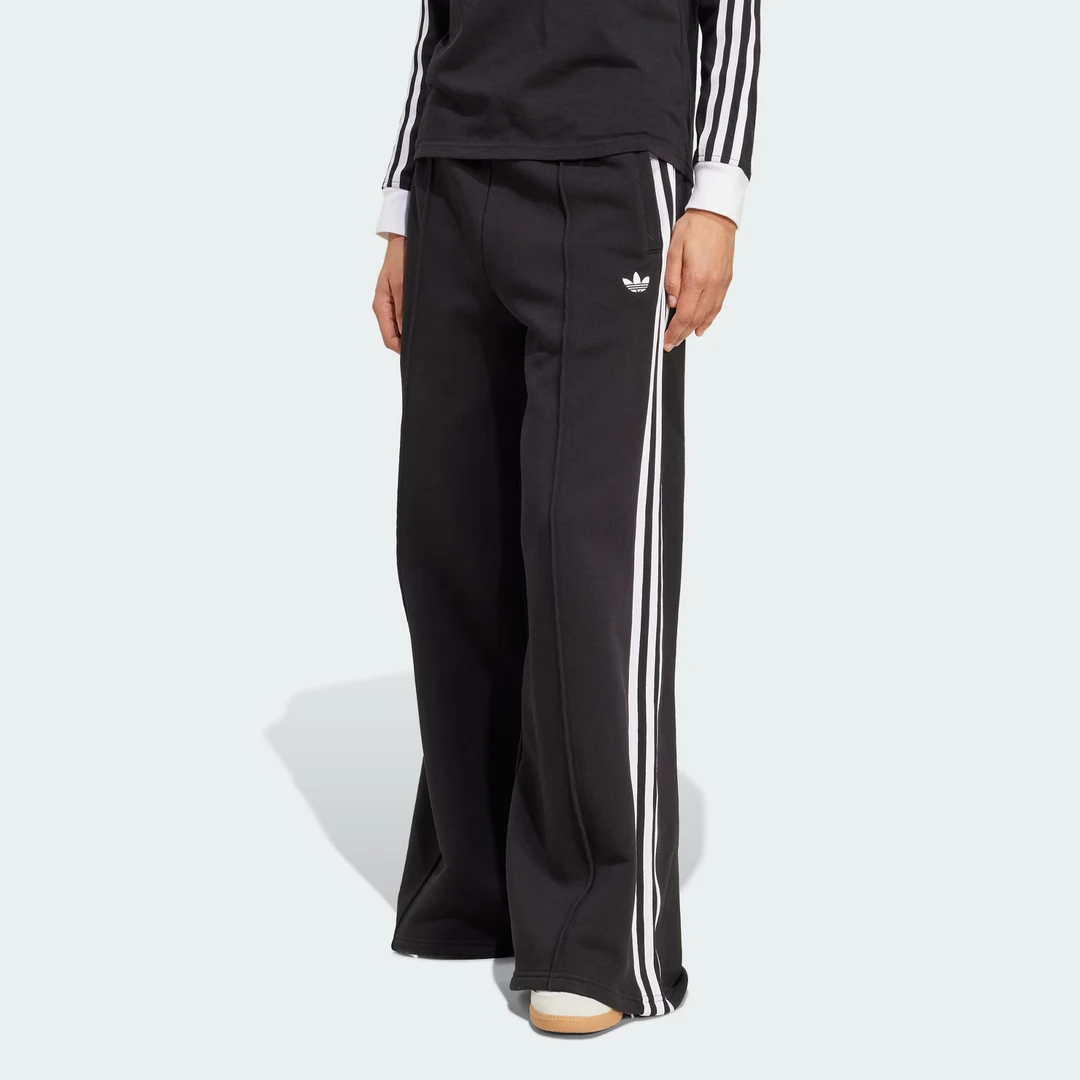adidas ADICOLOR WIDE JOGGERS 纯棉阔腿运动裤 JV7473