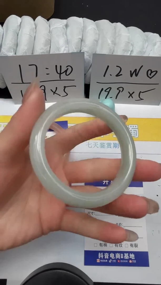 【闪购商品】石英质玉手镯合金170-52.6