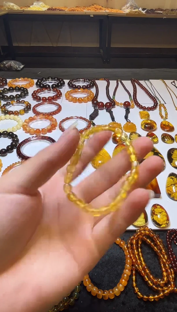 手串琥珀未镶嵌琥珀