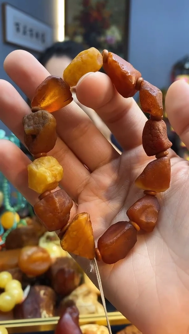 未镶嵌琥珀手串手串