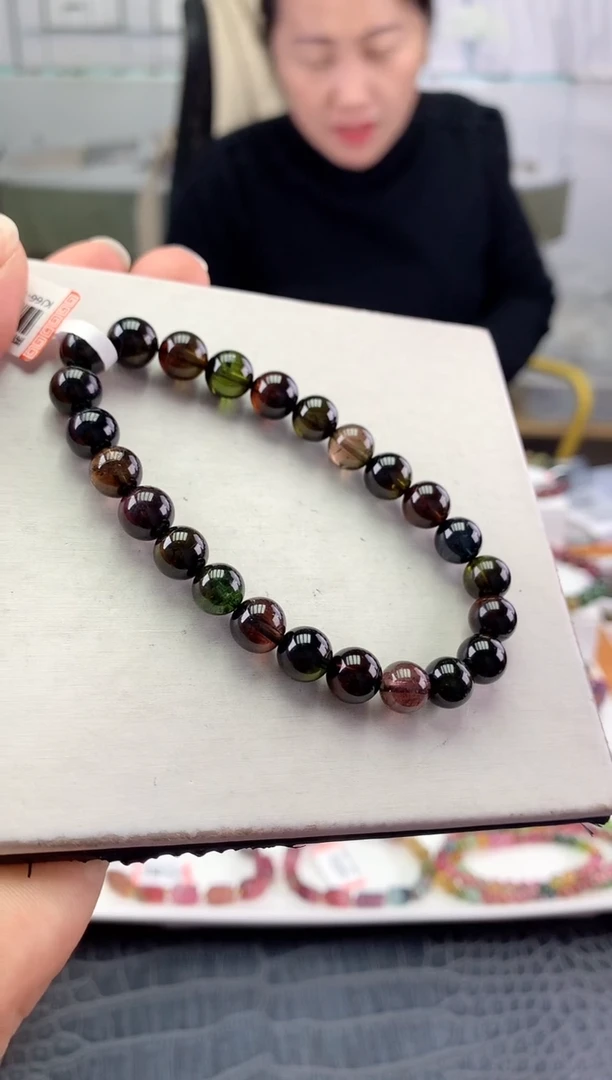 未镶嵌手串碧玺多样性发一条