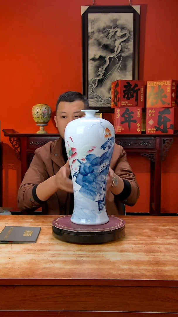 【闪购商品】摆件景德镇高端陶瓷摆件瓶1