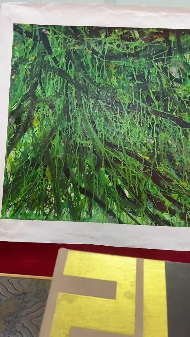 国画赵燮绘画4pc藤萝金P