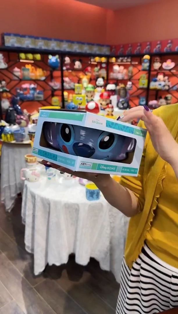 瓷片@@史迪奇水果沙拉碗（礼盒）