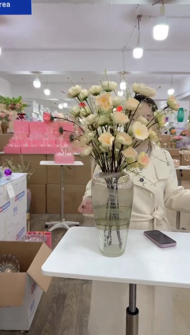 【闪购商品】无铅玻璃美全花器-b-早7