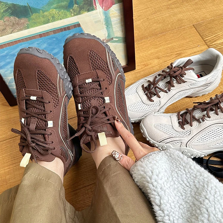 韩素汐同款斐乐卵石芭蕾鞋女鞋2025春薄底跑步鞋德训鞋F12W512157