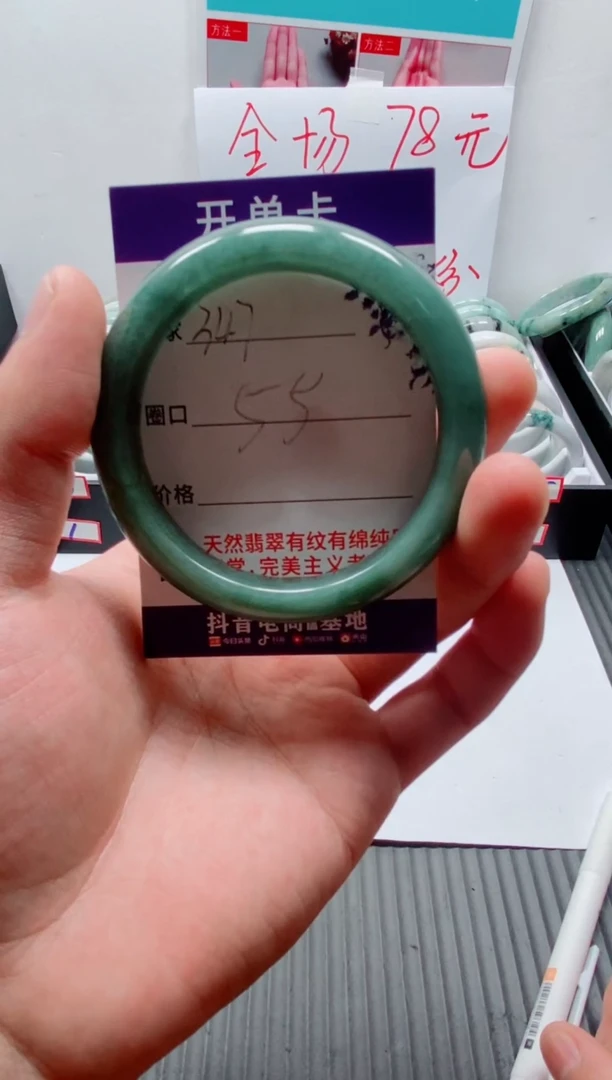 未镶嵌手镯翡翠347