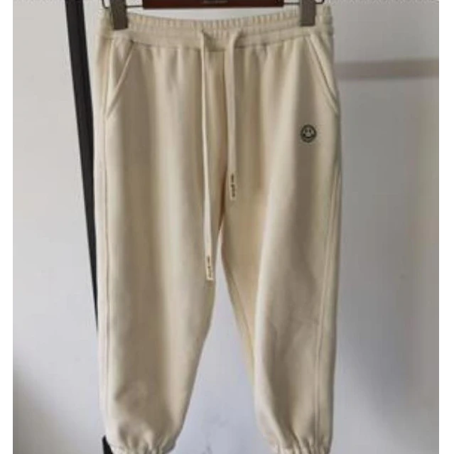 非品牌温暖情侣卫裤刺绣束口冬季松紧带女士卫裤长裤运动裤