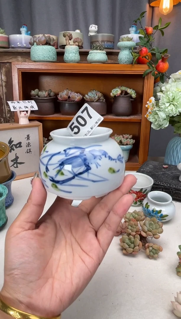 瓷片?*风507知木小芳花盆编号